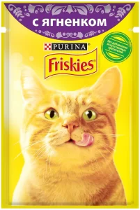 پوچ گربه عقیم شده فریسکیز طعم گوشت بره