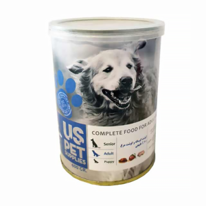 کنسرو سگ US PET طعم گوشت و مرغ 400 گرم