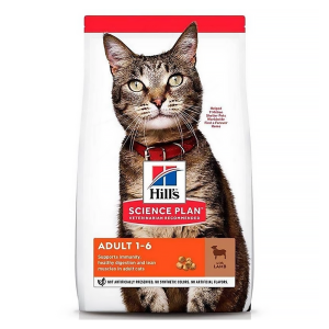 غذای خشک گربه بالغ هیلز طعم گوشت بره 1.5 کیلوگرم