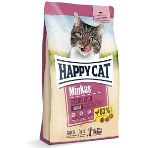 غذای خشک گربه عقیم شده مینکاس هپی کت فله 500 گرم
