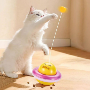 اسباب بازی گربه تعادلی اردکی همراه با مخزن غذا